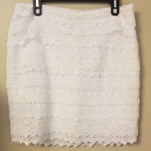 White House black market lace skirt.  Never worn.